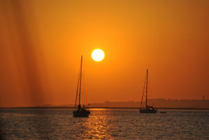 Cascais Segelfahrt bei Sonnenuntergang privat