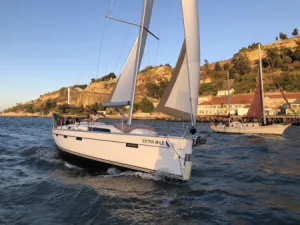bavaria 41 sailing in Lisbon